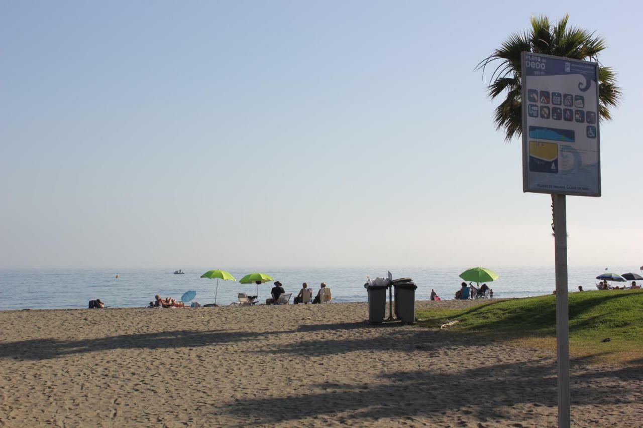 Mare Nostrum Beach El Palo Vistas Al Mar Terraza ,Aparcamiento Apartment Malaga Bagian luar foto